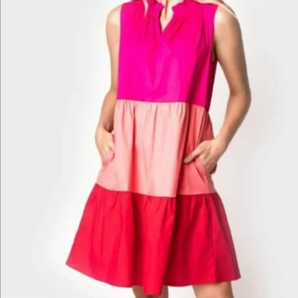 Gibson Pink and Orange Blouse
